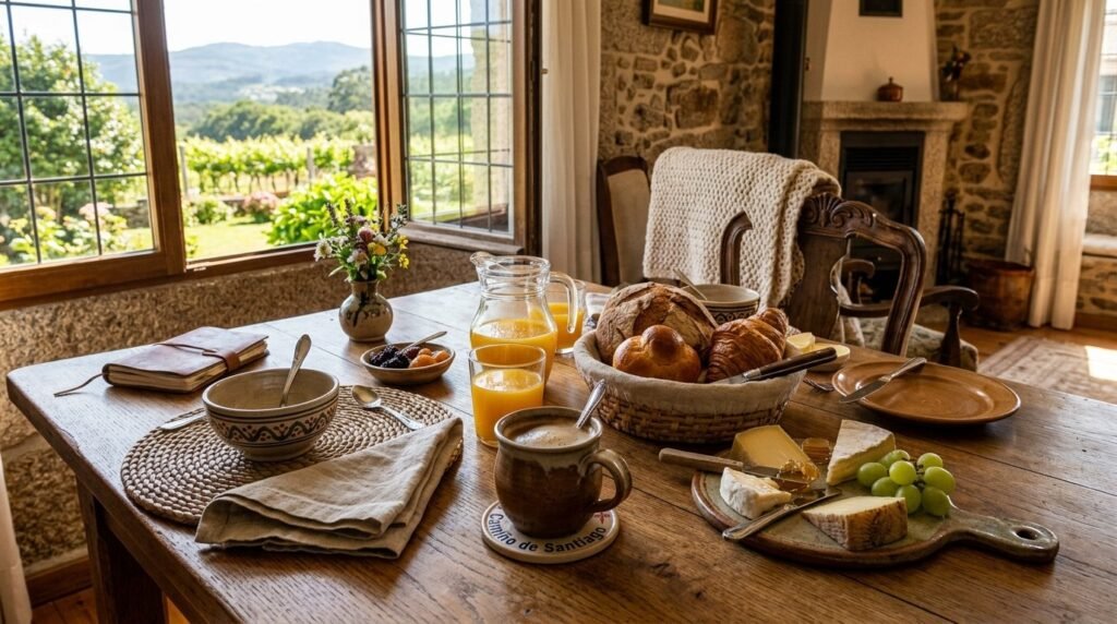Desayuno saludable para peregrinos desde las 06:00